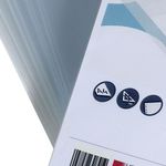 Rexel Superfine Cut Flush Folder A4 Clear (Pack of 100) 12175