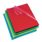 Rexel Cut Flush Folders Polypropylene A4 Assorted (Pack of 100) 12216AS