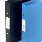 Rexel Budget 2 Ring Binder Polypropylene A5 Blue (Pack of 10) 13428BU