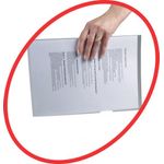Rexel Anti Slip Cut Flush Folders A4 Clear (Pack of 25) 2102211
