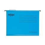 Rexel Classic Suspension Files Foolscap Blue (25 Pack) 2115590