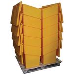 Rota-moulded Stackable Grit Bin Yellow 285L 380177