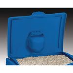 Economy Salt and Grit Bin Black/Blue 47L 389089