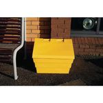 Mini Salt and Grit Bin Yellow 50L 389110