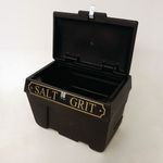 Victoriana Salt and Grit Bin without Hopper Feed with Hasp and Stapl 200L Black 399669
