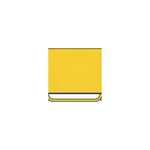 Fire Retardant Steel Sackholder White Body with Yellow Lid 28L 410360