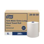 Tork Matic Hand Towel H1 White 280m (Pack of 6) 290059