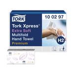 Tork Xpress Multifold Hand Towel H2 100 Sheets Per Sleeve White (Pack of 21) 100297