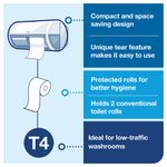 Tork Extra Soft Conventional Toilet Roll Premium 2-Ply 200 Sheets Per Roll 9x4 (Pack of 36) 101409