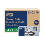 Tork Heavy Duty Cleaning Cloth 105 Sheets (Pack of 4) 530279