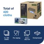 Tork Heavy Duty Cleaning Cloth 105 Sheets (Pack of 4) 530279