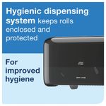 Tork OptiServe Coreless 2-Roll Toilet Roll Dispenser Black 558068