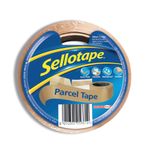 Sellotape Brown Parcel Tape 48mmx50m Pack of 8 1760686