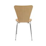 5 Star Recess Heavy Duty Chair Beech SF1004348