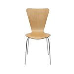 5 Star Recess Heavy Duty Chair Beech SF1004348
