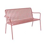 Lark Two Seater Bench Aluminium Brick Dust 1043434ND