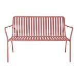 Lark Two Seater Bench Aluminium Brick Dust 1043434ND