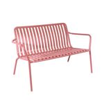 Lark Two Seater Low Bench Aluminium Brick Dust 1043452ND