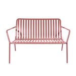 Lark Two Seater Low Bench Aluminium Brick Dust 1043452ND