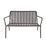 Lark Two Seater Low Bench Aluminium Charcoal 1043454ND