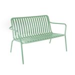 Lark Two Seater Low Bench Aluminium Fair Green 1043456ND