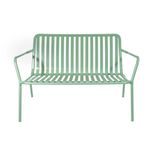 Lark Two Seater Low Bench Aluminium Fair Green 1043456ND