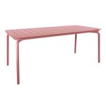 Lark Rectangular Slatted Table 1806mm Aluminium Brick Dust 1043458ND