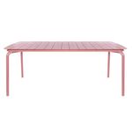 Lark Rectangular Slatted Table 1806mm Aluminium Brick Dust 1043458ND