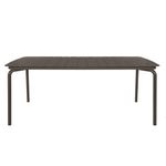 Lark Rectangular Slatted Table 1806mm Aluminium Charcoal 1043460ND