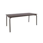 Lark Rectangular Slatted Table 1806mm Aluminium Charcoal 1043460ND