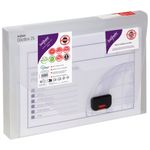 Snopake 25mm Capacity Document Box A4 Clear 12849