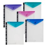 Snopake Polyfile Ring Binder Wallet A4 Assorted (Pack of 5) 15695