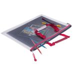 Snopake EVA Mesh High Capacity Project Zippa Bag A3 480x350mm Red 15876