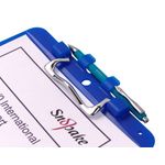 Snopake Clipboard with Pen Holder A4 Blue 15886