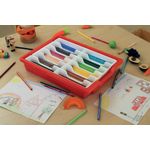 Stabilo Trio Thick Colouring Pencils Triangular Shaped Assorted Classpack (Pack of 96) 203/96