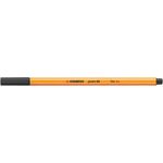 Stabilo Point 88 Fineliner Pen Black (Pack of 10) 88/46