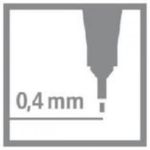 Stabilo Point 88 Fineliner Pen Black (Pack of 10) 88/46