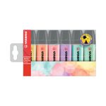 Stabilo Boss Original Highlighter Assorted Pastel Pack of 6 70/6-2
