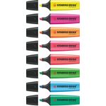 Stabilo Boss Original Highlighter Pens Wallet Assorted (Pack of 8) 70/8
