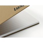 Silvine Luxpad Recycled Hardback Kraft Notebook 160pp A4 THBPINA4KR