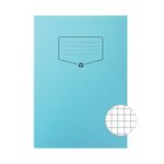 Silvine Rcyc Exercise Book 7mm Square 64 Pg A4 Blue Pack of 10 EXRE104