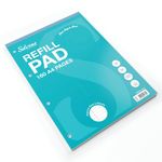 Silvine Narrow Feint Ruled Headbound Refill Pad 160 Pages A4 (6 Pack) A4RPNM