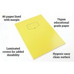 Silvine Tough Shell Exercise Book A4+ Yellow (Pack of 25) EX154
