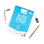 Silvine Envrion Ruled Refill Pad A4 160 Pages (Pack of 5) FSCRP80