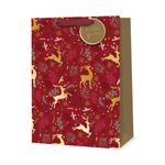 Christmas Reindeer Gift Bag Extra Large Pack of 6 X9307A/FSC