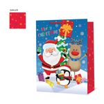 Christmas Santa Snow Scene Gift Bag Extra Large Pack of 6 X9369A/FSC