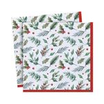 Traditional Christmas Party Paper Napkins x20 Pack of 12 X9981B