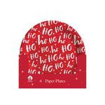 Contemporary Christmas Party Paper Plates x6 Pack of 12 X9983B