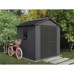 Keter Newton Plus Shed 7x7.5ft Grey KET260264