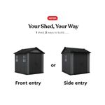 Keter Newton Plus Shed 7.5x9ft Grey KET260265